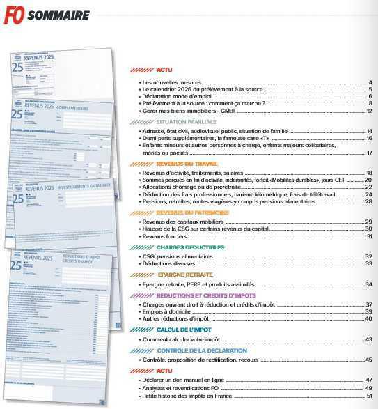 Spécial impôts FO 2026