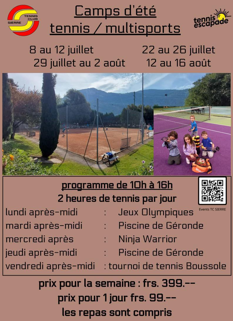 3e Camps d'été du TC SIERRE