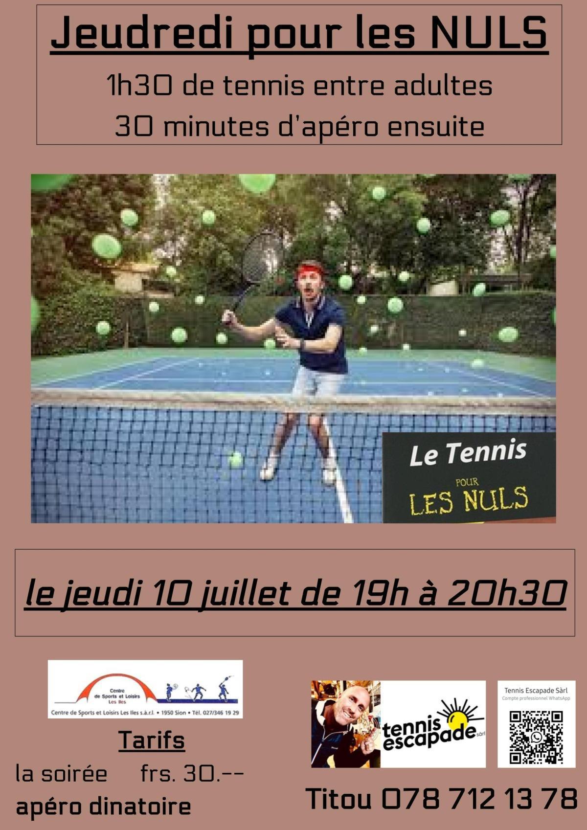 Jeudredi pour les NULS aux ILES à Sion