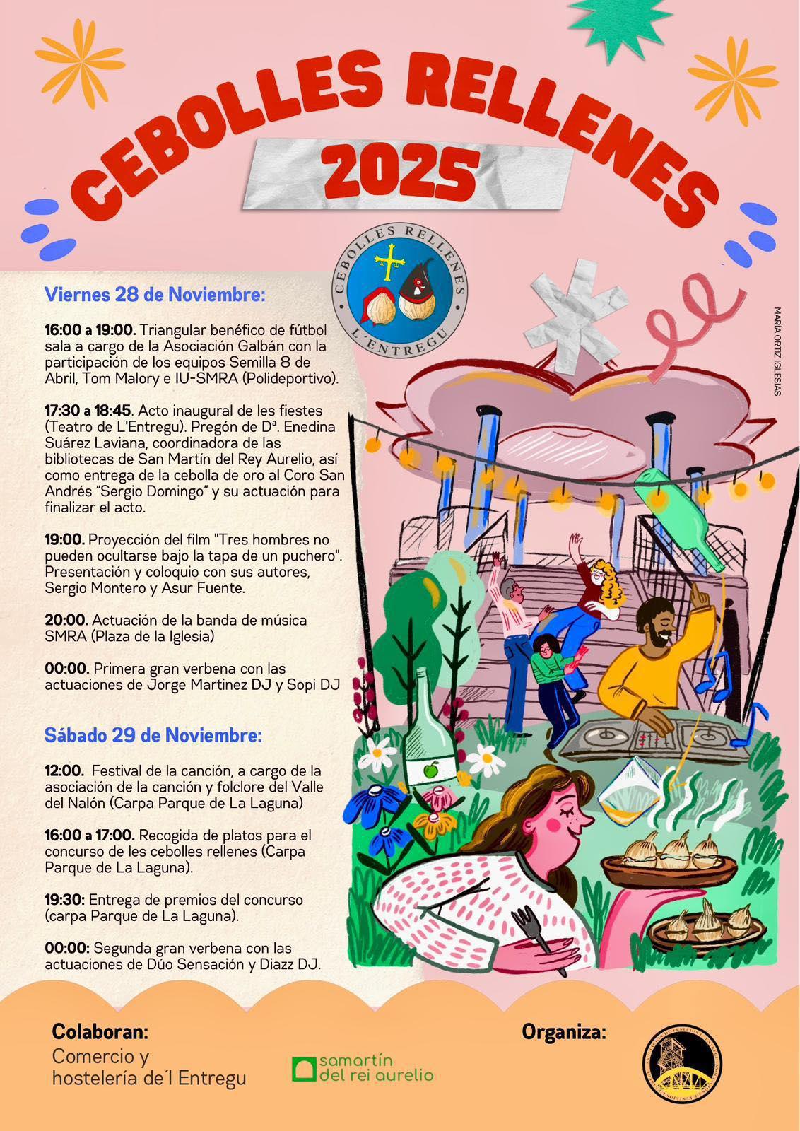 Fiesta de Les Cebolles Rellenes en El Entrego