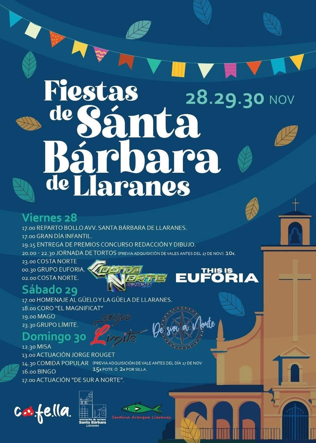 Fiestas Santa Bárbara de Llaranes: tres días de tradición Fiestas Santa Bárbara de Llaranes: tres días de tradición