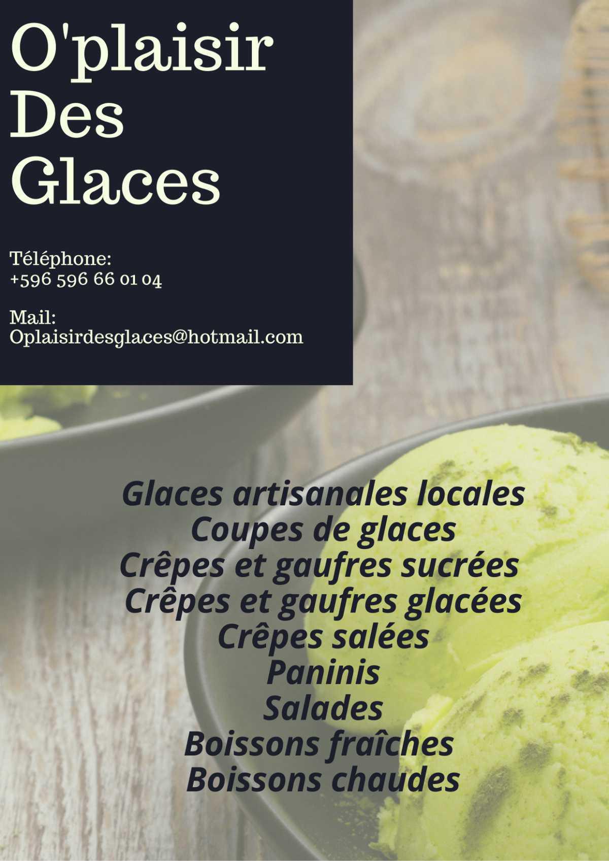 Notre menu
