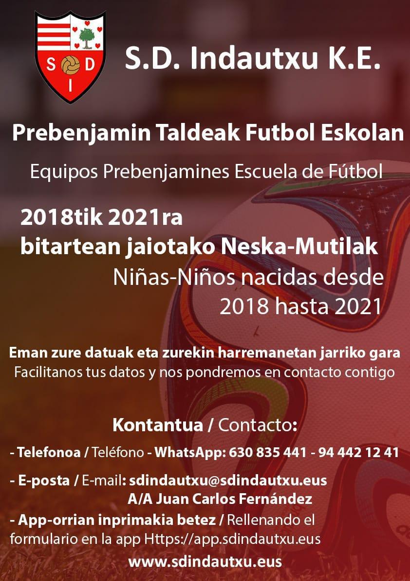 Equipos Prebenjamines Escuela de Fútbol