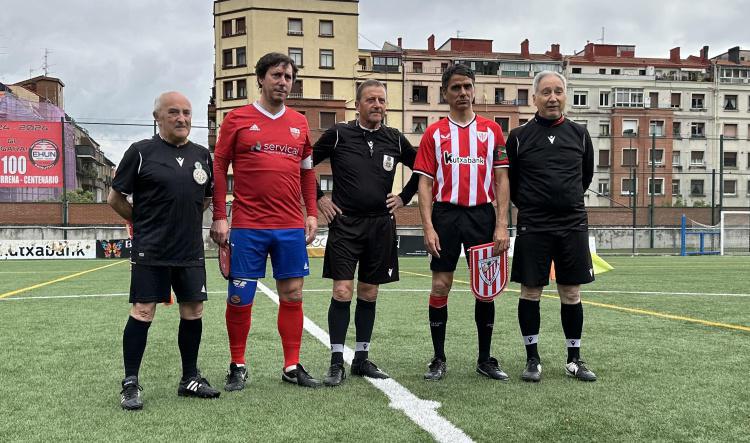 Celebración Centenario: Partido veteranos Indautxu - Athletic