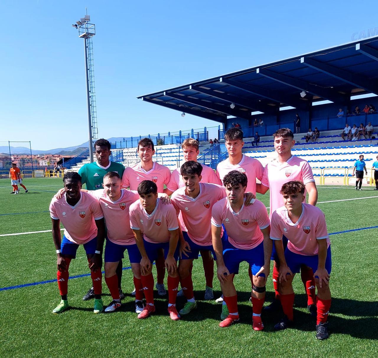 Equipo del.primer tiempo en Logroño, contra el Comillas