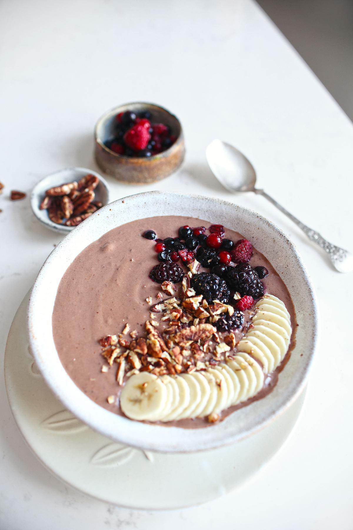 Sjoko-yoghurtbowl Sjoko-yoghurtbowl