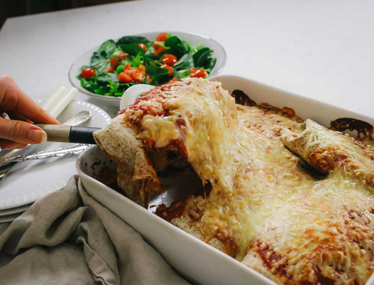 Enkle enchiladas Enkle enchiladas