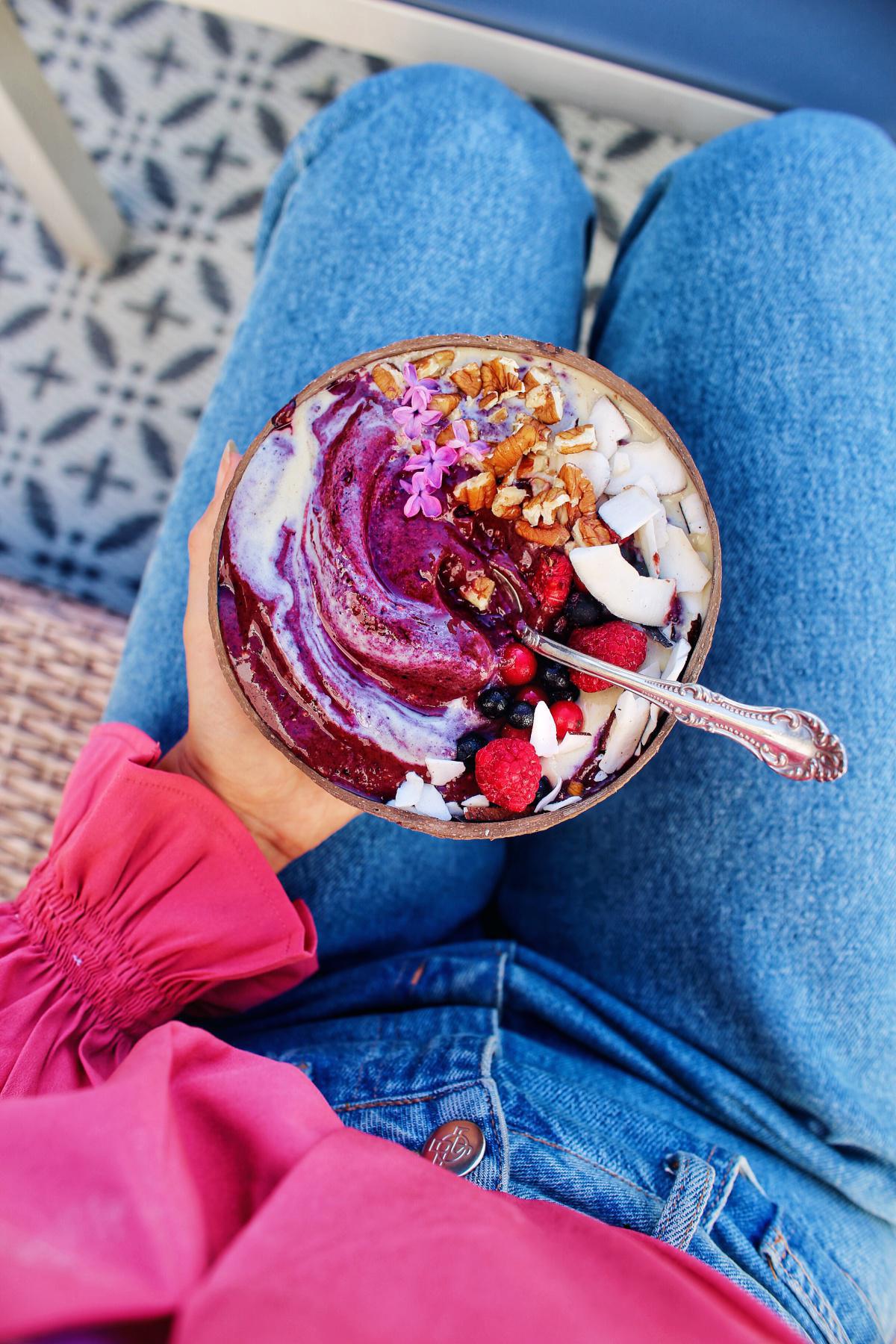 Vanilla berry smoothiebowl Vanilla berry smoothiebowl