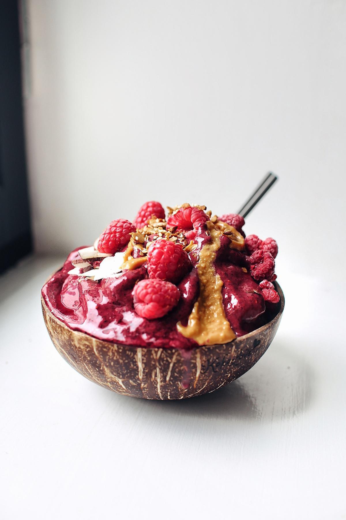 Vanilla berry smoothiebowl Vanilla berry smoothiebowl