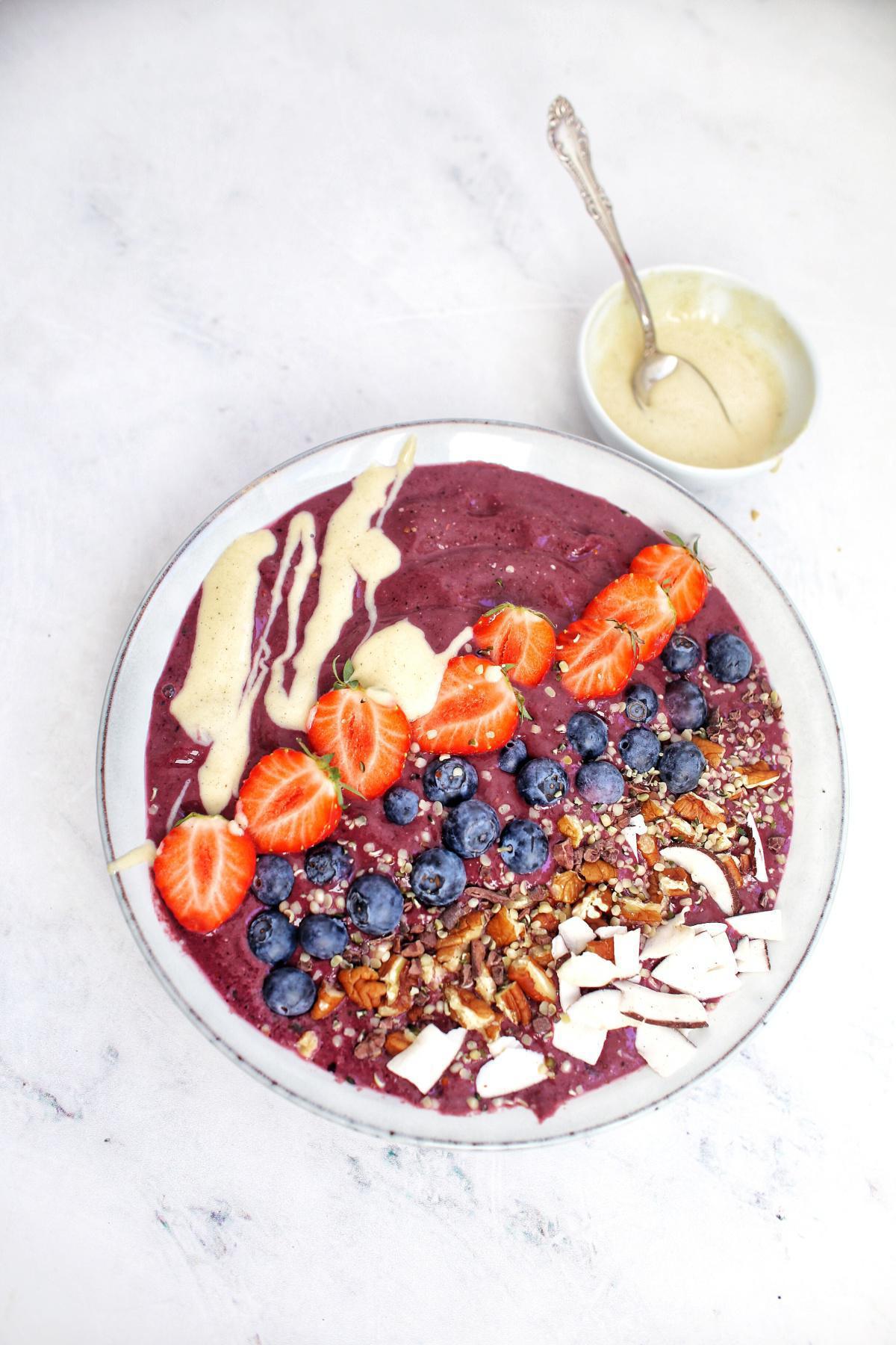 Vanilla berry smoothiebowl Vanilla berry smoothiebowl