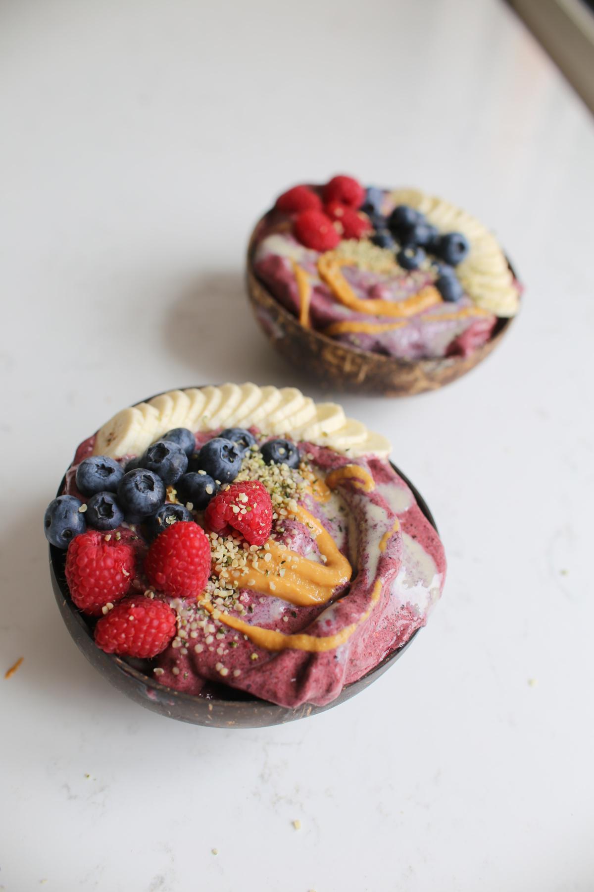 Vanilla berry smoothiebowl Vanilla berry smoothiebowl