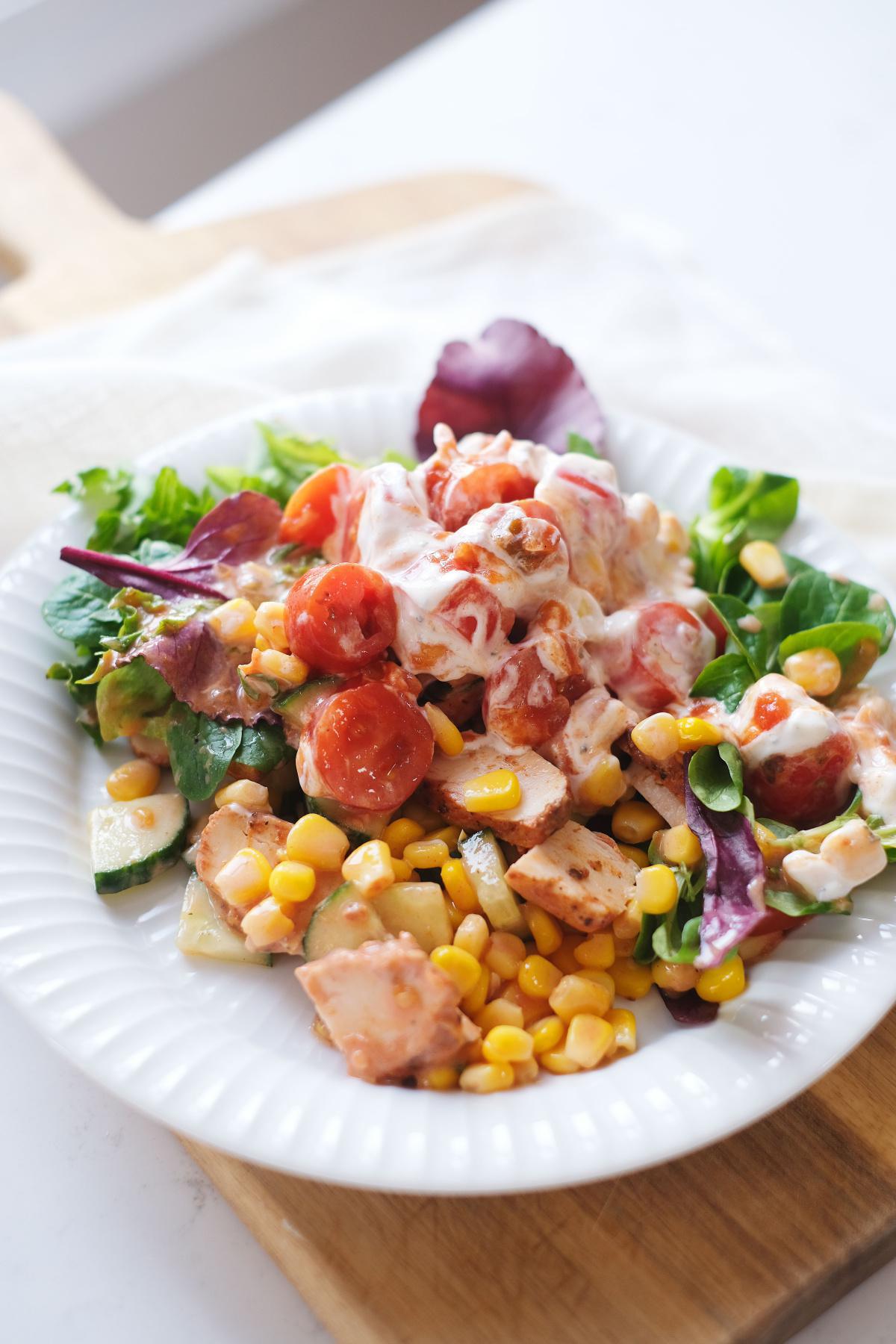 Enkel tacosalat