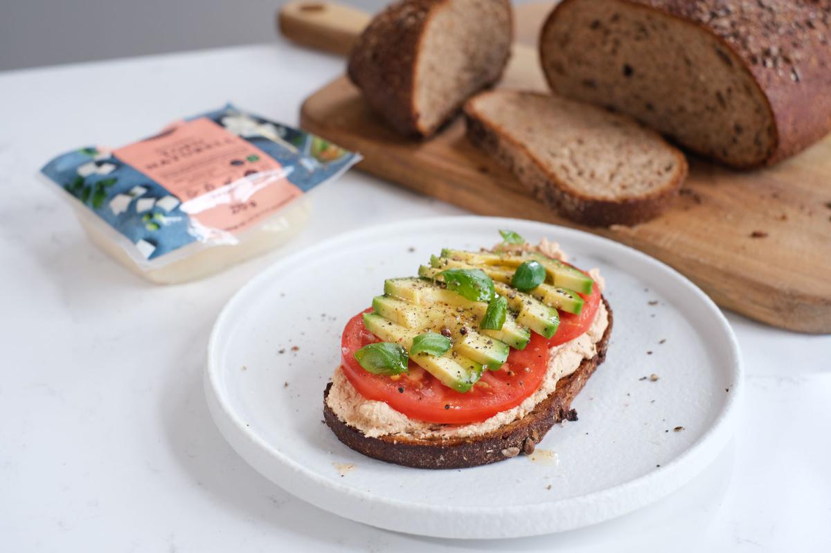 Creamy tofu toast Creamy tofu toast