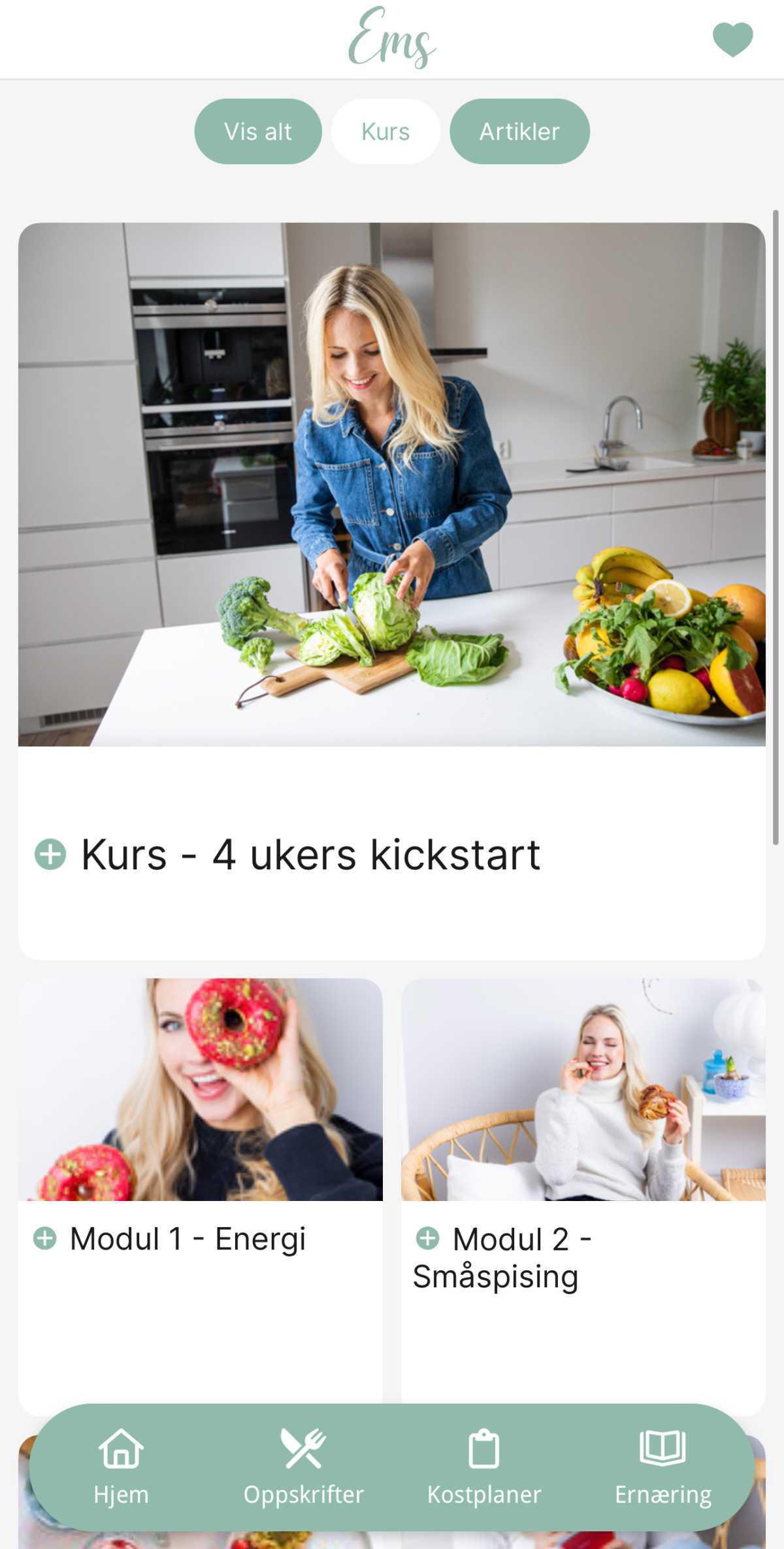 Slik kan du bruke appen for å få en sunn start på året Slik kan du bruke appen for å få en sunn start på året