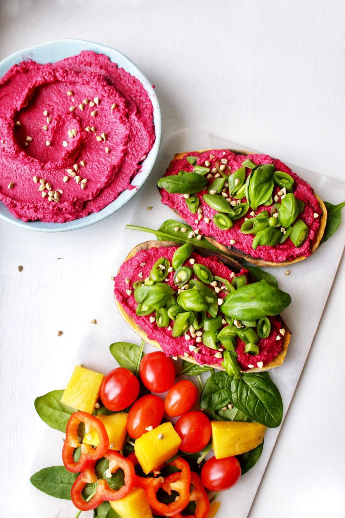 Søtpotett-toast med pålegg Søtpotett-toast med pålegg