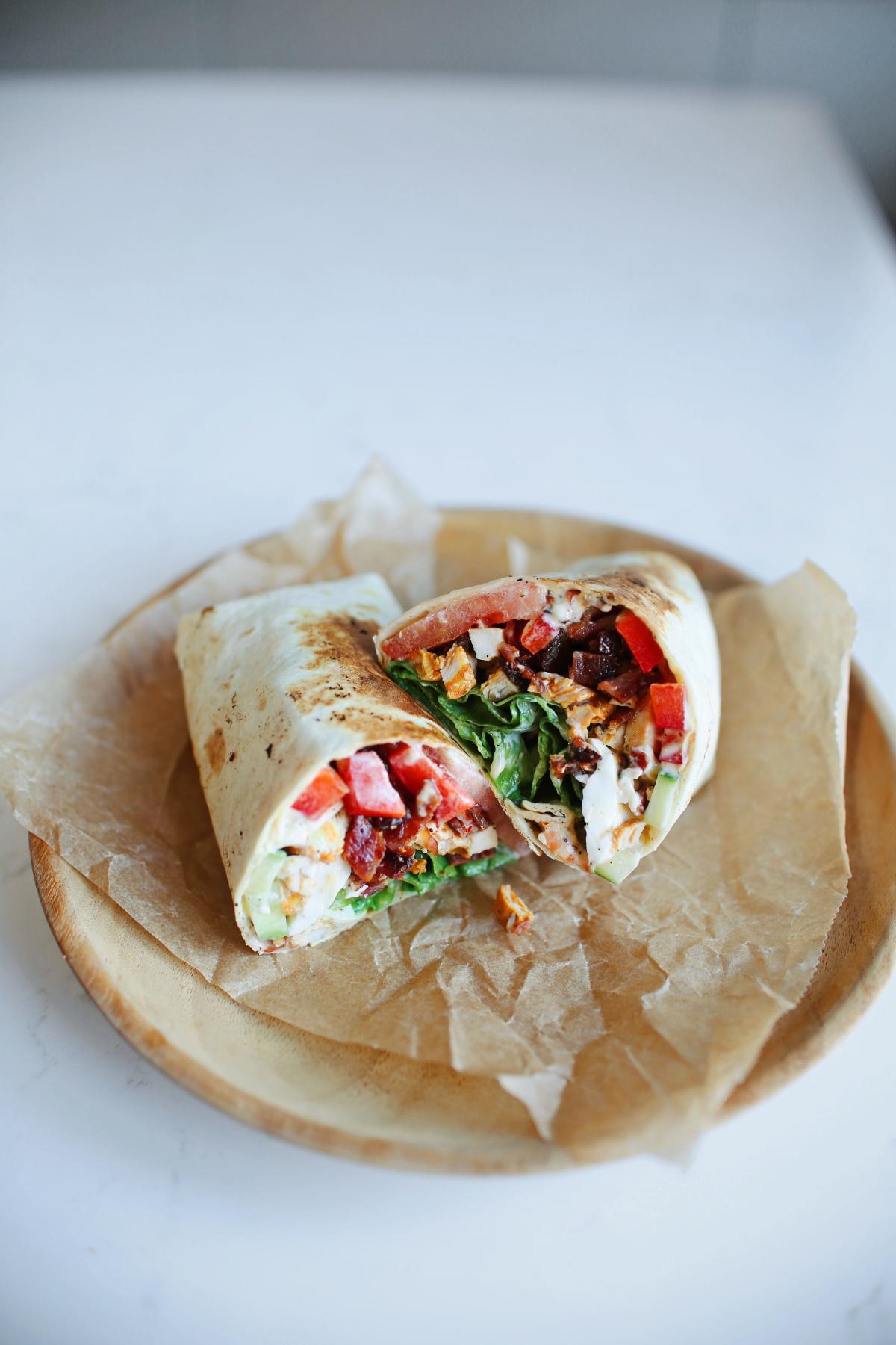 Cæsar wrap á la Koh Tao Cæsar wrap á la Koh Tao