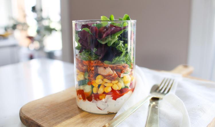 Enkel tacosalat