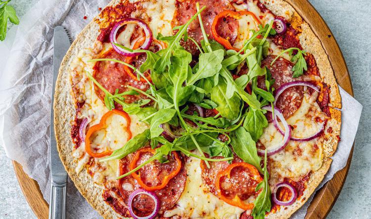 Lynrask tortillapizza