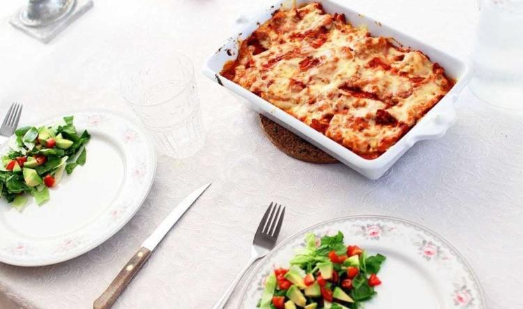 Sunnere lasagne med squash