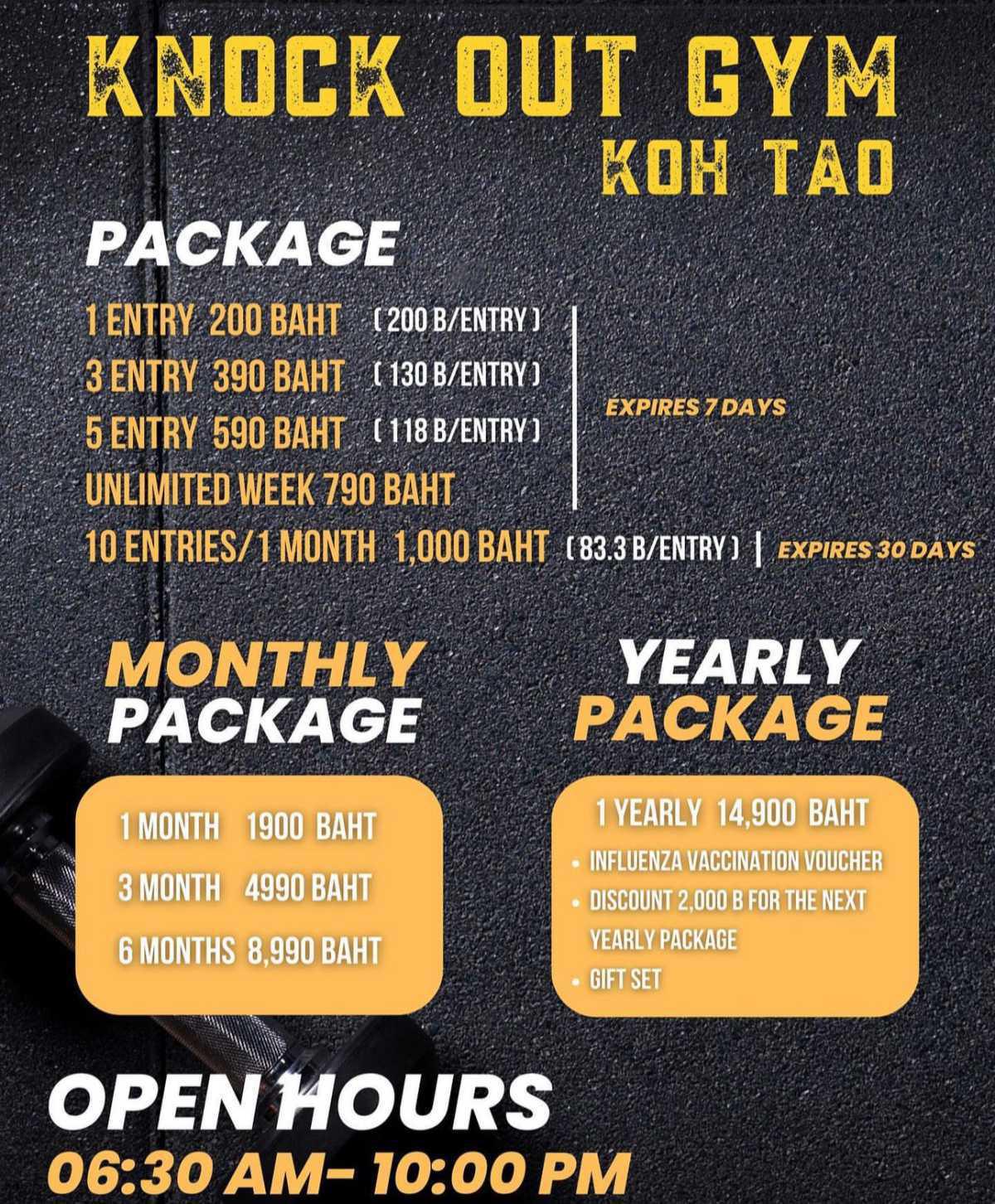 KNOCK OUT GYM KOH TAO KNOCK OUT GYM KOH TAO