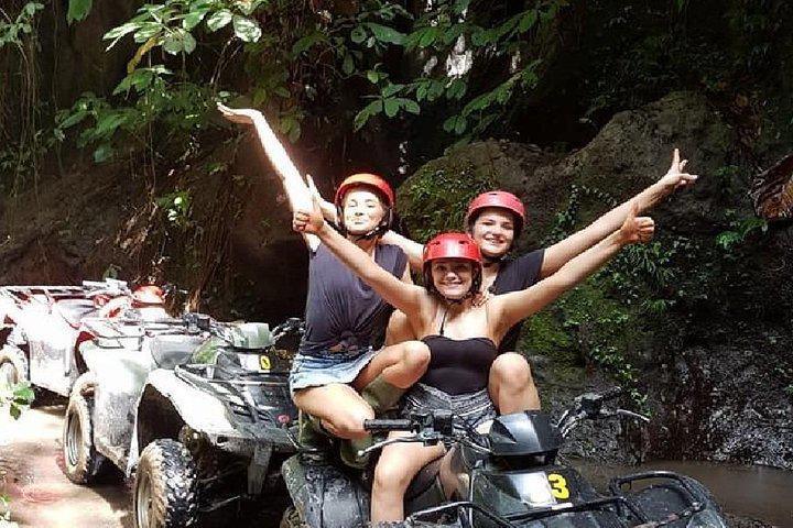 ATV QUAD BIKE THROUGH TUNNEL AND WATERFALL IN BALI ATV QUAD BIKE THROUGH TUNNEL AND WATERFALL IN BALI
