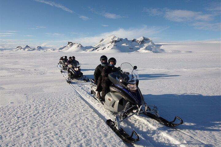 SNOWMOBILING ON LANGJÖKULL GLACIER AND SECRET LAGOON TOUR