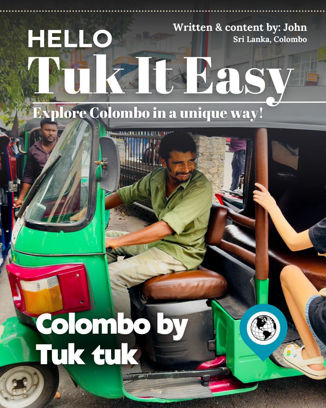 Colombo by Tuk Tuk – A Ride Through the City’s Hidden Gems 🛺✨