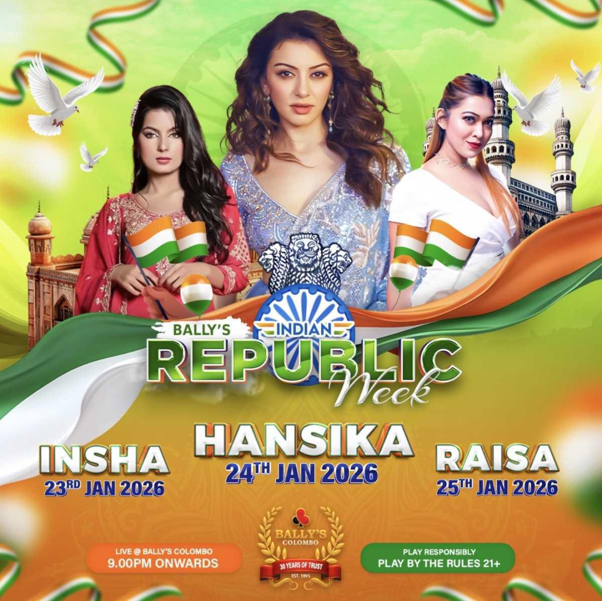 🇮🇳 BALLY’S INDIAN REPUBLIC WEEK 🇮🇳 🇮🇳 BALLY’S INDIAN REPUBLIC WEEK 🇮🇳