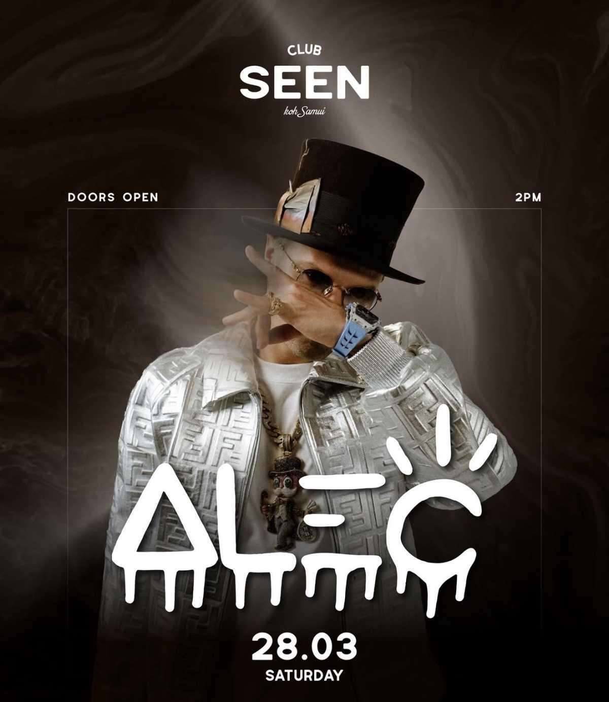 ALEC MONOPOLY at SEEN Beach Club ALEC MONOPOLY at SEEN Beach Club