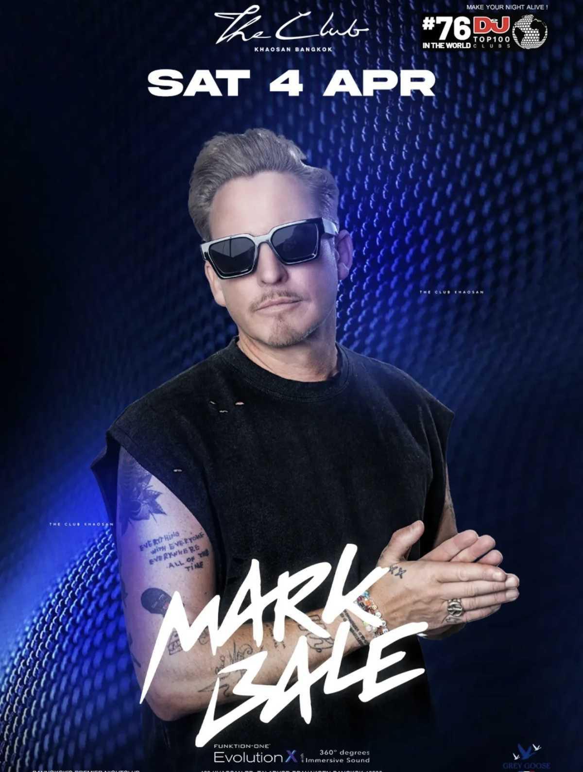 MARK BALE @ The Club Khaosan