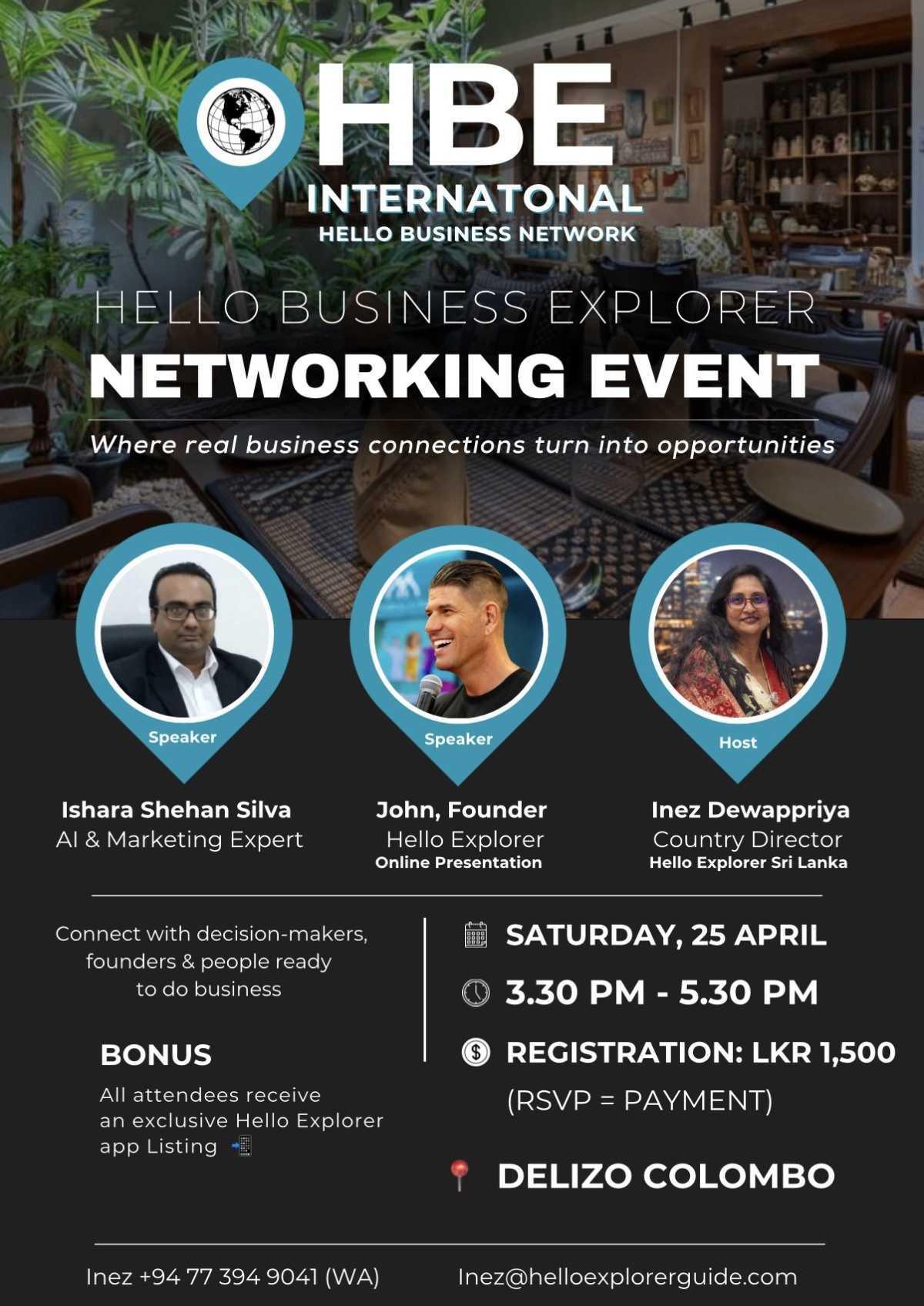 HBE COLOMBO β CONNECT. GROW. EXPAND. π HBE COLOMBO β CONNECT. GROW. EXPAND. π