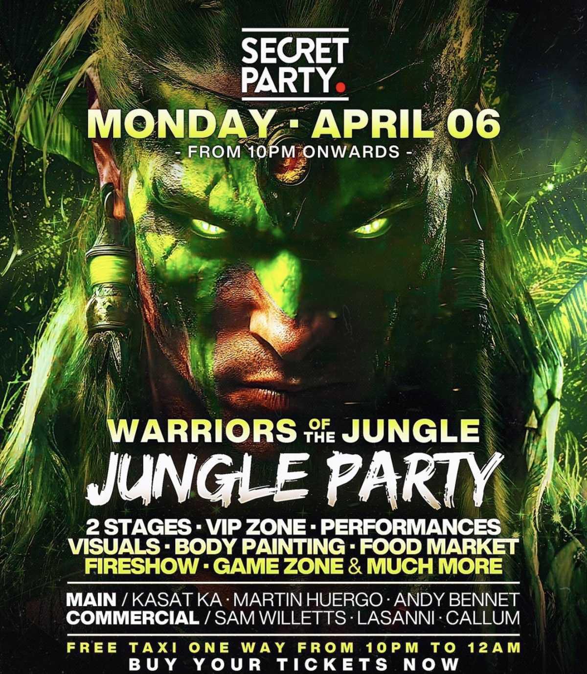 Secret Party – Warriors of the Jungle