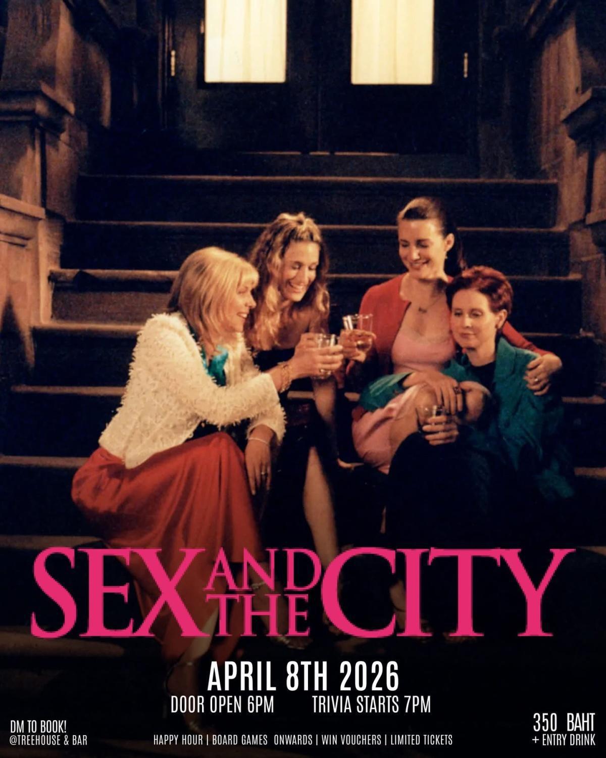 💋 Sex and the City Trivia Night x Treehouse Cafe & Bar