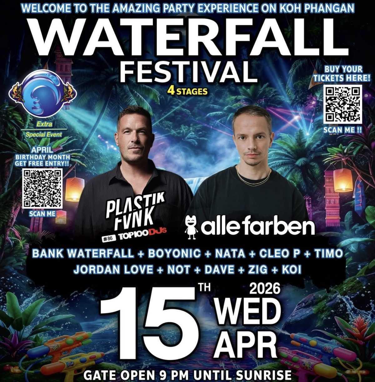 Waterfall Festival – Koh Phangan