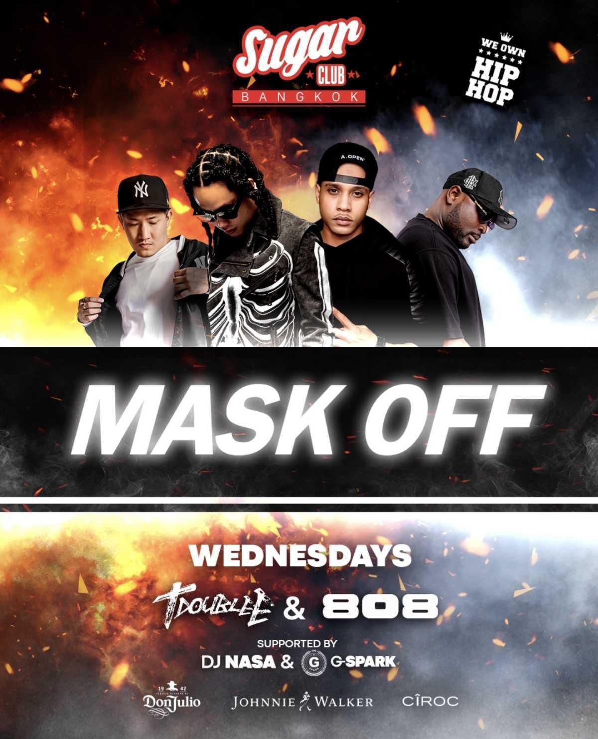 🔥 Mask Off Wednesdays – Hip Hop Night