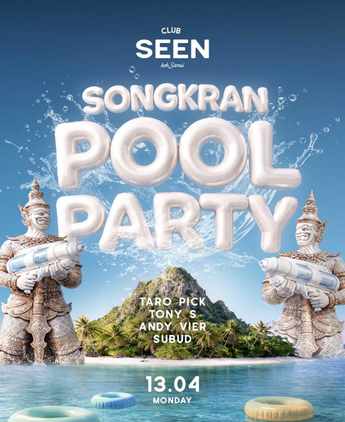 Songkran Pool Party at SEEN