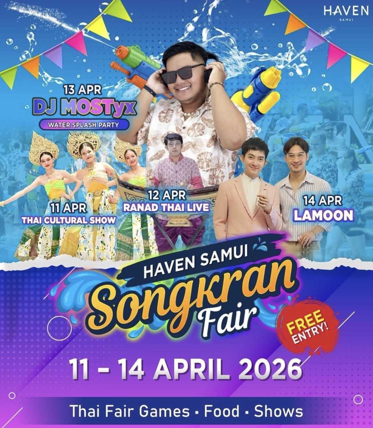 Haven Samui Songkran Fair 2026