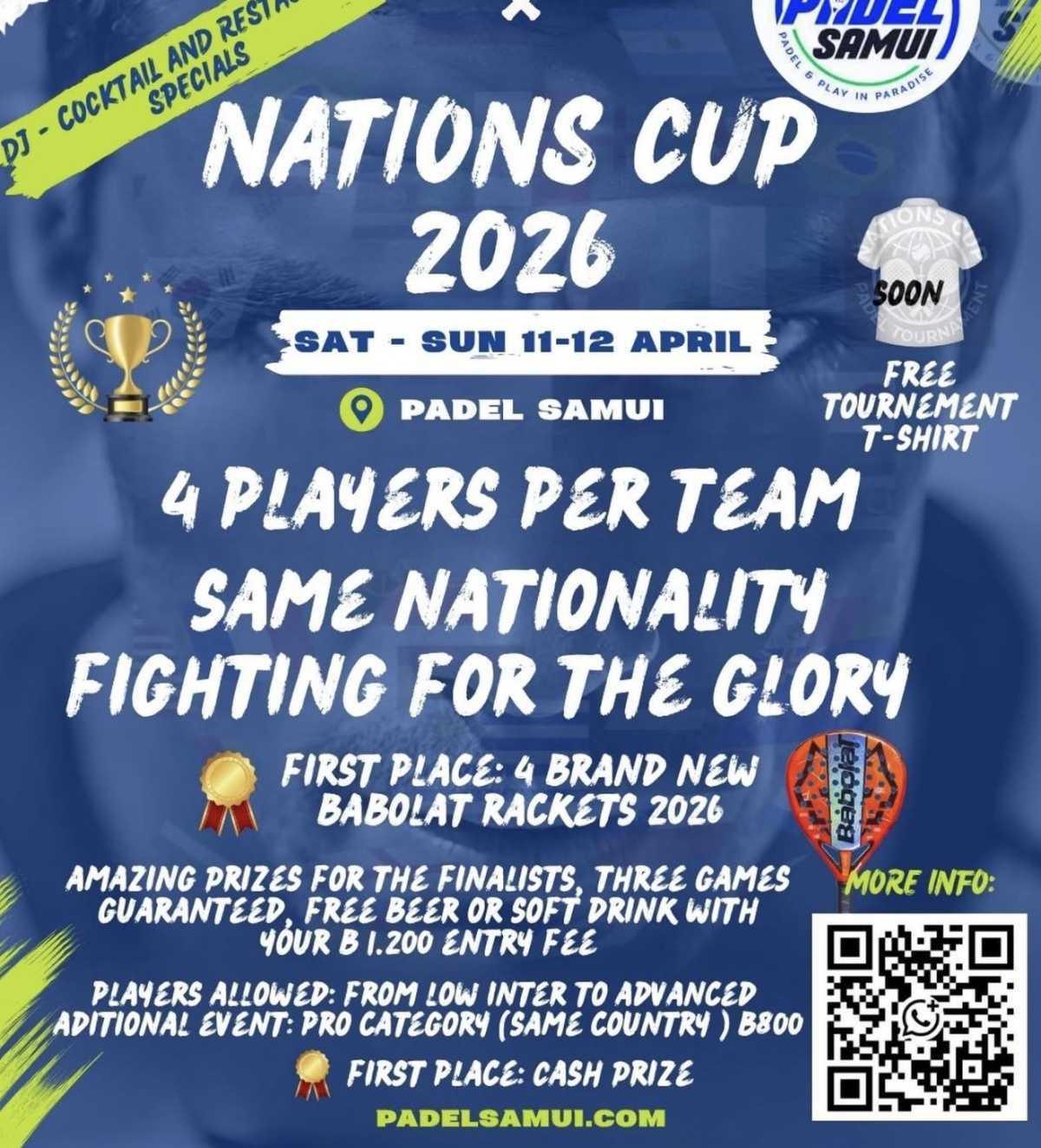 Nations Cup 2026 x Padel Samui Nations Cup 2026 x Padel Samui
