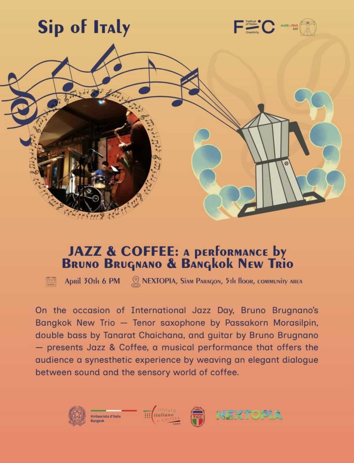 Experience Jazz & Coffee at Nextopia Experience Jazz & Coffee at Nextopia