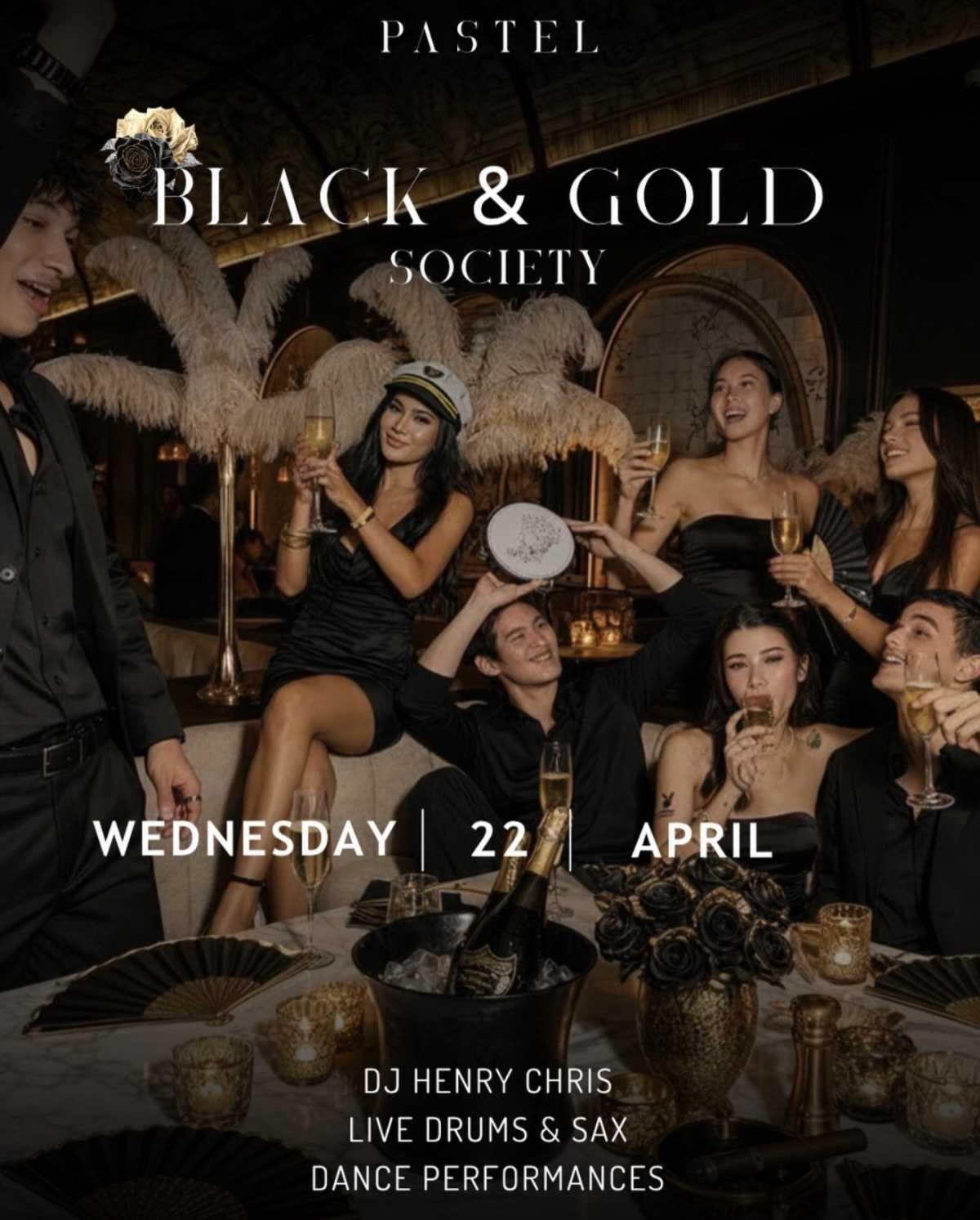 Black & Gold Society 🖤 Pastel Bangkok