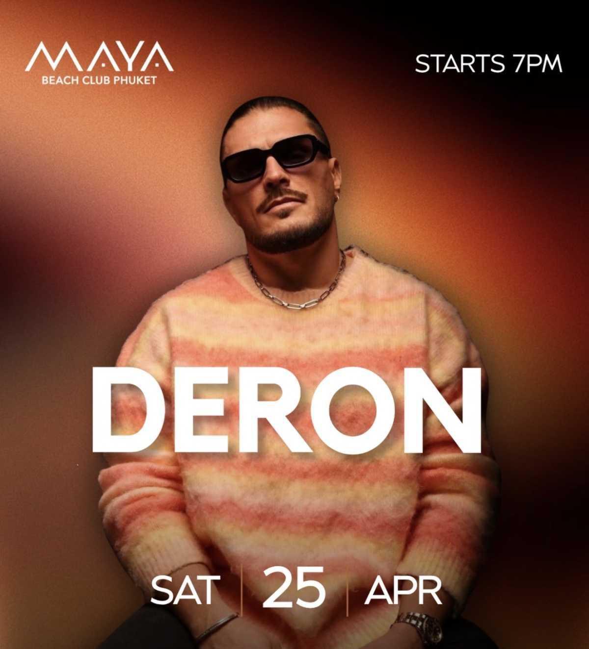 Deron Live at Maya Beach Club Phuket 🎧🔥