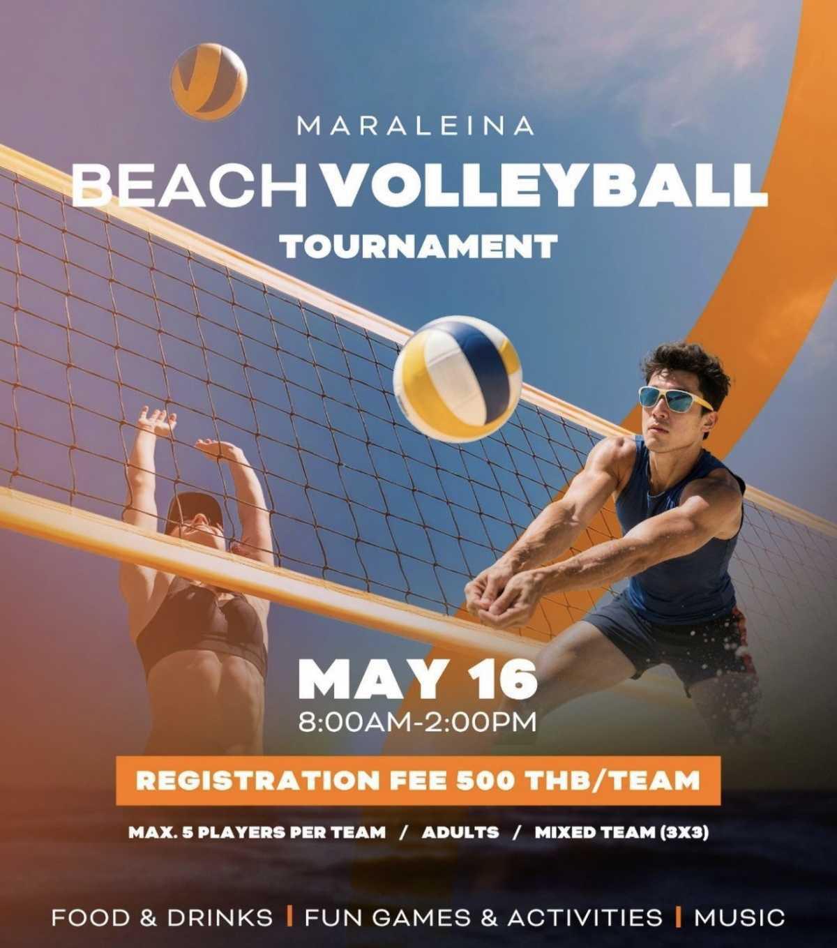 Beach Volleyball Tournament 🏐🌴 x Maraleina Sports Resort 