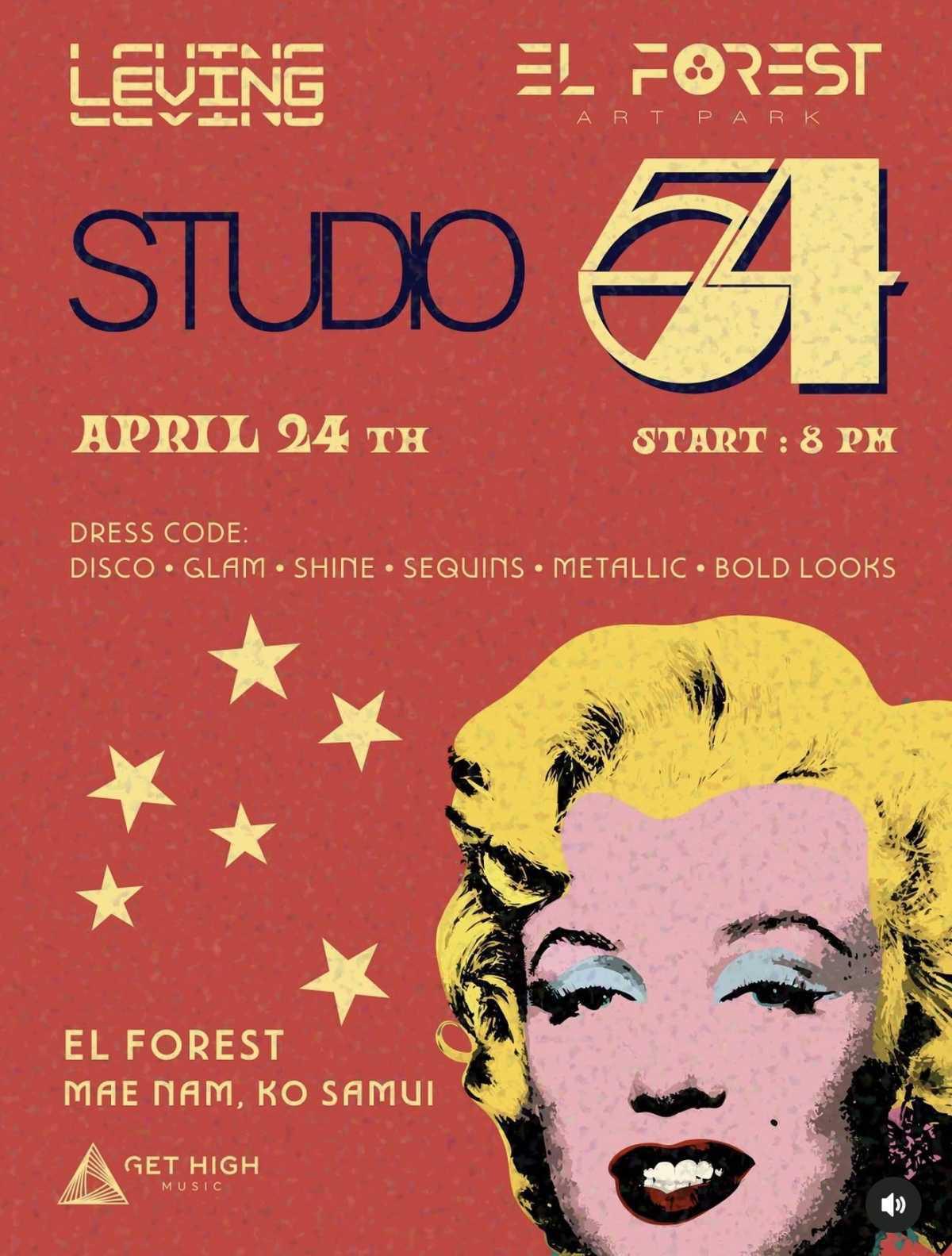 STUDIO 54 NIGHT ✨🪩 x El Forest 