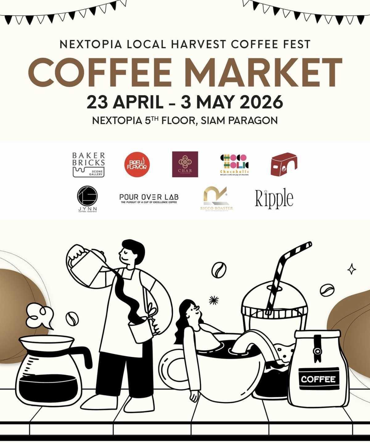 Coffee Market at NEXTOPIA Bangkok ☕✨