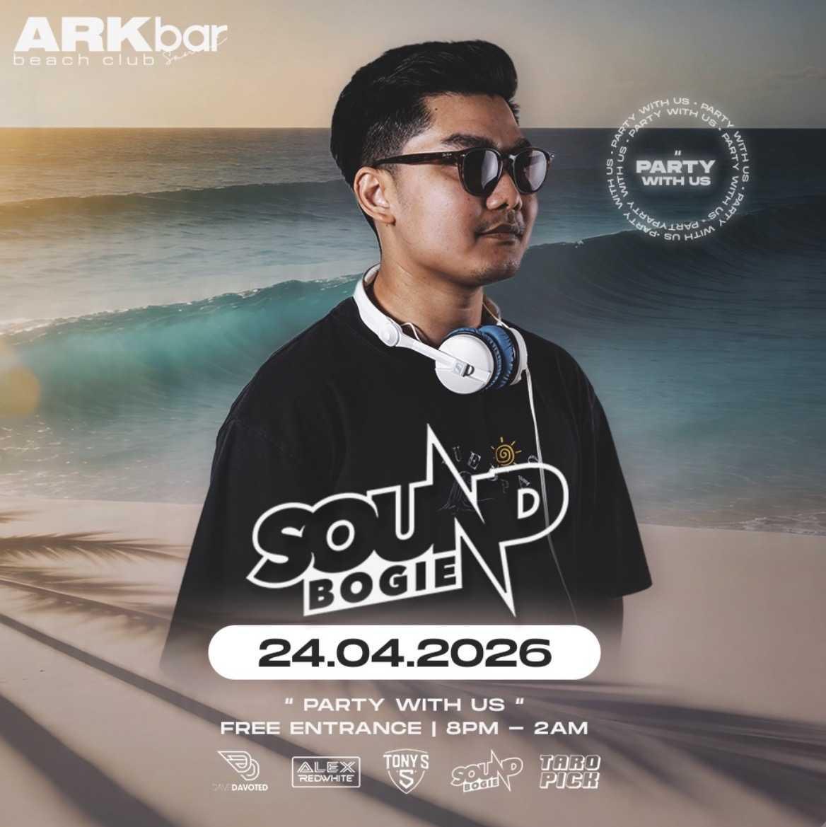Sound Bogie at ARKbar Beach Club 🎧🌴