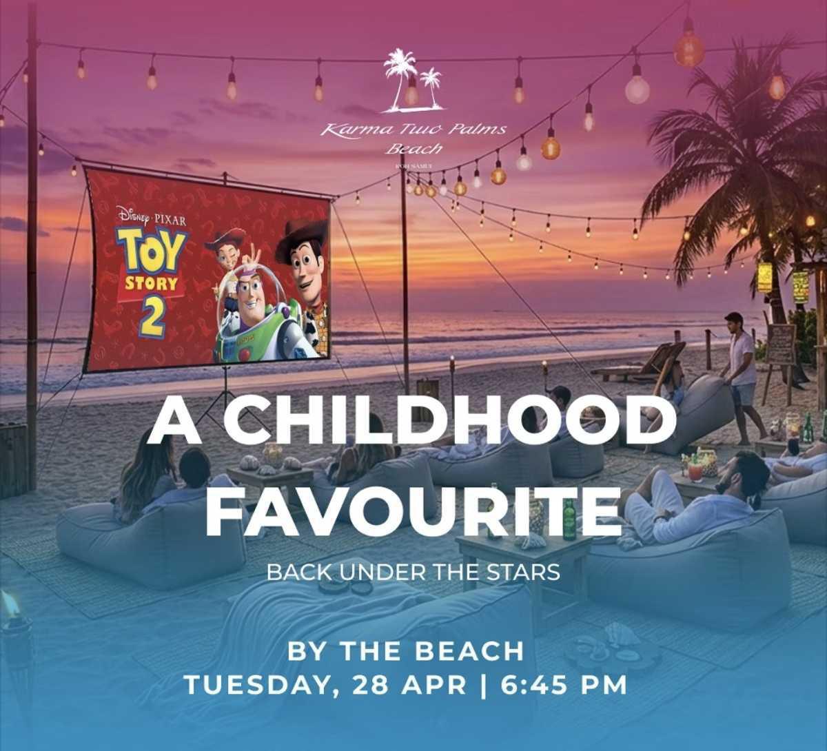 Beach Movie Night at Karma Two Palms Koh Samui 🎬🌅