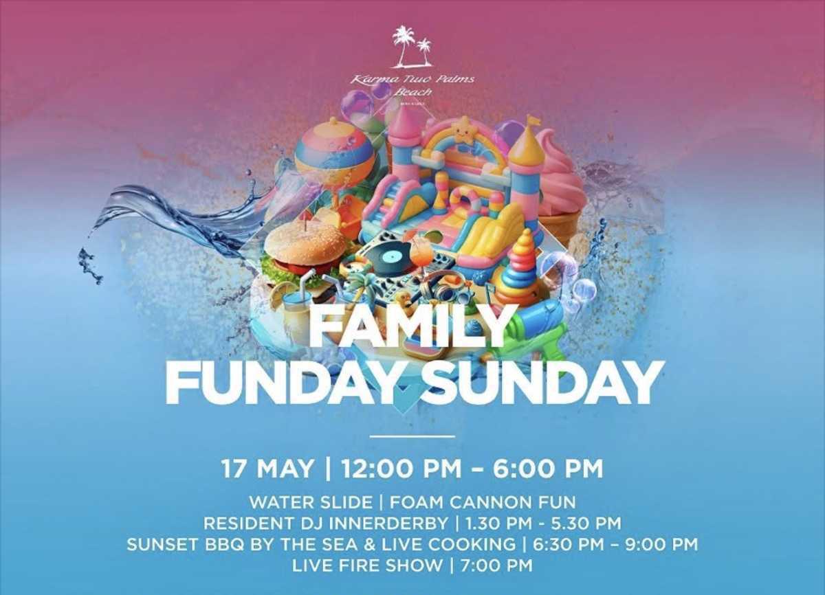 Family Sunday Funday 🌈 Karma Two Palms Koh Samui 🌴🎉 Family Sunday Funday 🌈 Karma Two Palms Koh Samui 🌴🎉