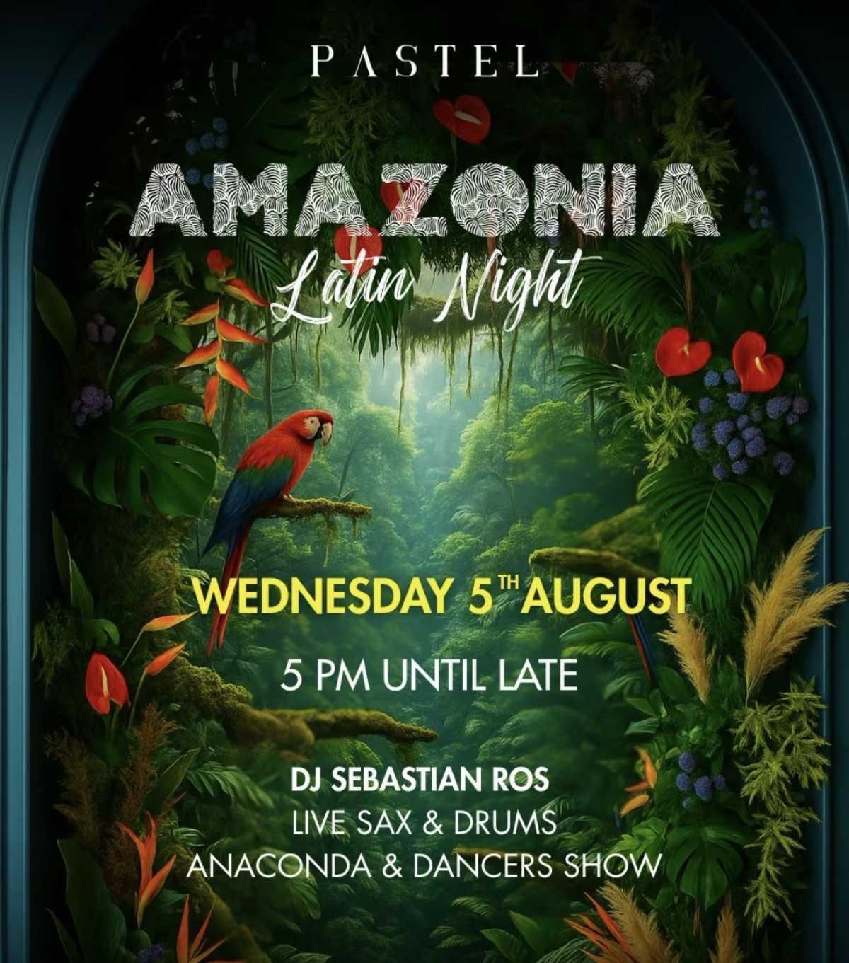 AMAZONIA LATIN NIGHT 🌿 PASTEL BANGKOK