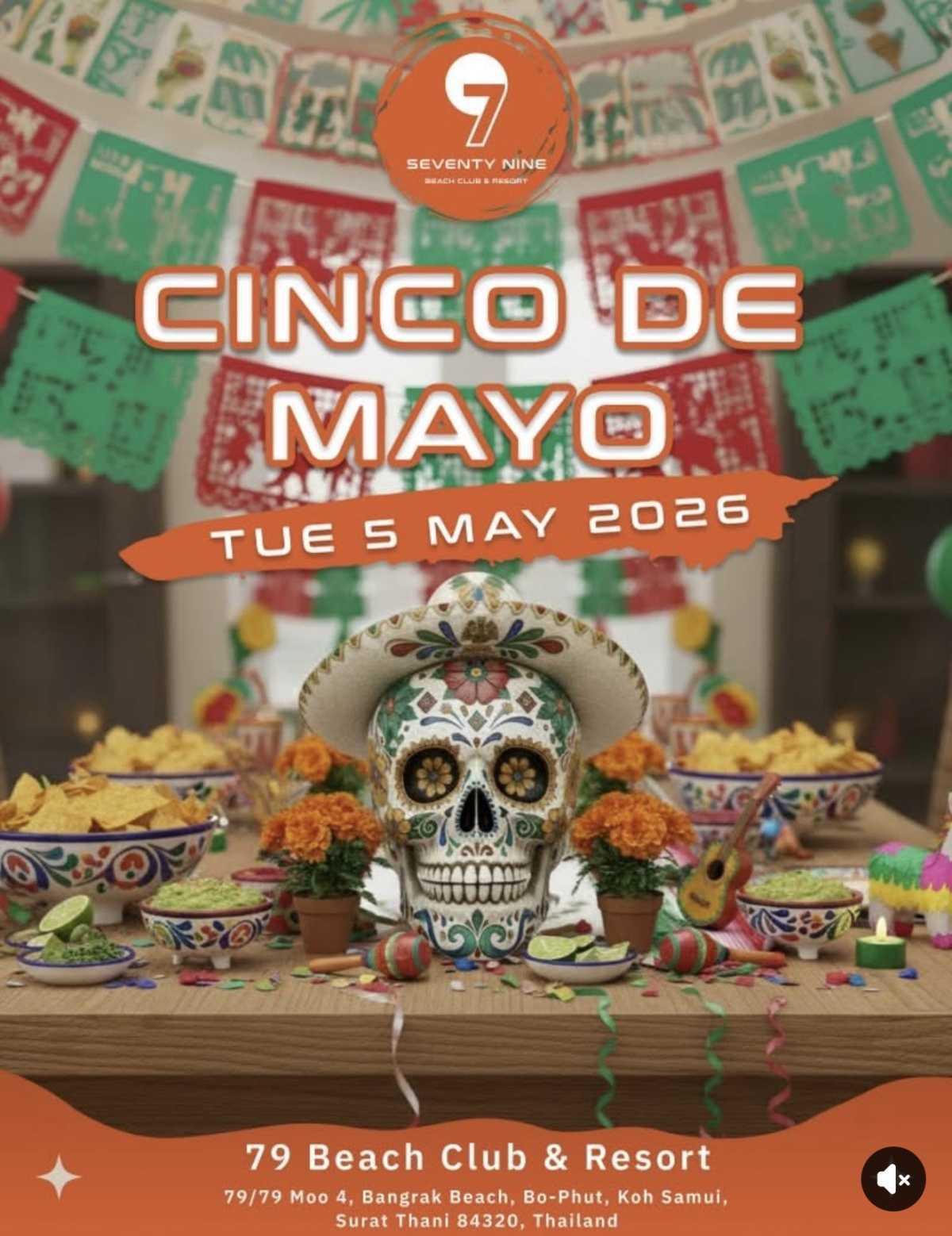 CINCO DE MAYO 🌮 79 BEACH CLUB SAMUI