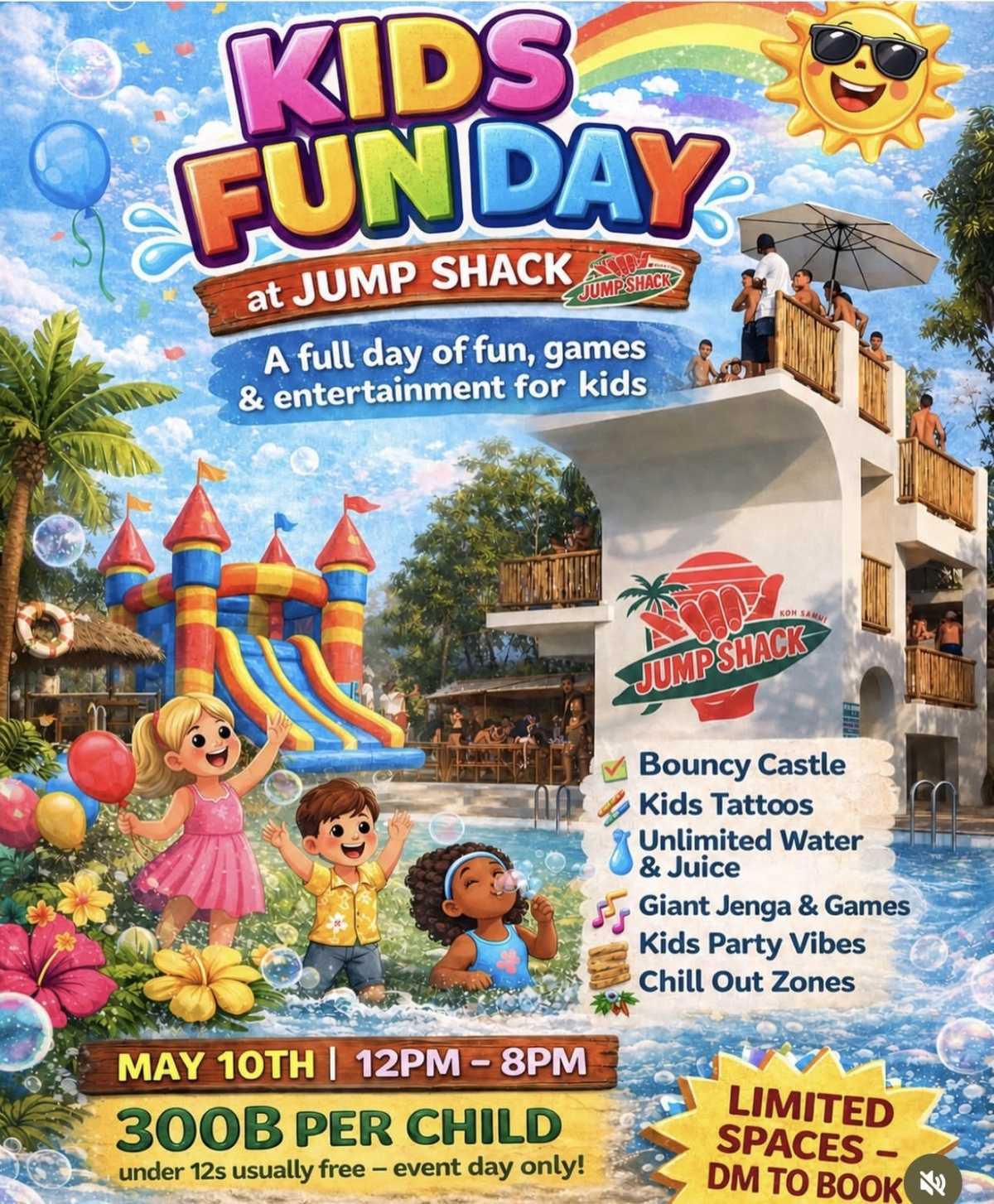 KIDS FUN DAY at JUMP SHACK KIDS FUN DAY at JUMP SHACK